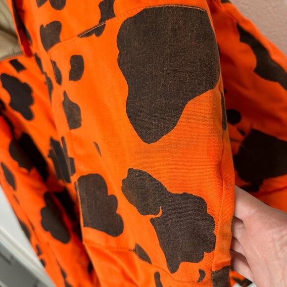 Vintage Cabelas Camo Hunting Insulated Zip Up Jacket Large - Picture 7 of 8